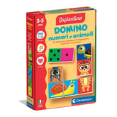 Clementoni - Domino-Zahlen-und-Tiere - Brettspiele