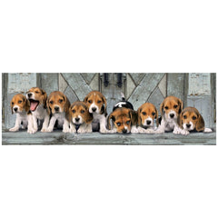 Clementoni Hochwertige Kollektion - Beagles 1000 Teile Puzzle Panorama