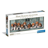Clementoni Hochwertige Kollektion - Beagles 1000 Teile Puzzle Panorama