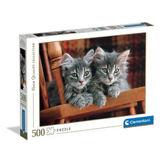 Clementoni Hochwertige Kollektion - Kätzchen 500 Teile Puzzle