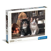 Clementoni Hochwertige Kollektion - Liebevolle Kätzchen 1000 Teile Puzzle