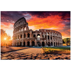 Clementoni Hochwertige Kollektion - Römisches Kolosseum Sonnenuntergang 1000 Teile Puzzle