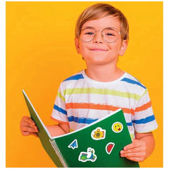 Clementoni Idee - 45 gemischte Farb-Boom-Sticker