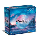 Clementoni Peace - Hellblaue 500 Teile Puzzles