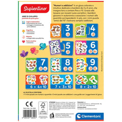 Clementoni - Sapientino-Numeri-und-Additionen - Lernspielzeug
