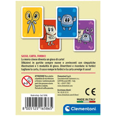 Clementoni - Sasso-Carta-Forbici - Card-Games
