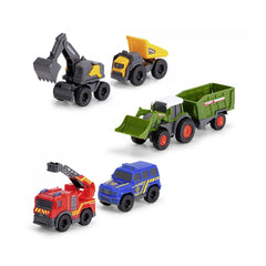 Dickie - Volvo Mikrofahrzeug-Set - Spielzeugfahrzeuge