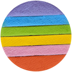 Profi-Aqua-Make-up-Magic-Unicorn in purple, blue, yellow, and orange with a textured cylindrical design and flat base.