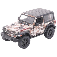 Gollness - Jeep Wrangler Camouflage 2018 Die-Cast Modell 1-34 - 12,5 cm - Spielzeugfahrzeuge