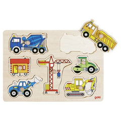 Gollness - Lift Out Puzzle Baustellenfahrzeuge - Puzzles