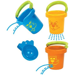 Gowi - Funny Baby Bucket - 3 Piece Set In The Net - Beach & Sand Toys