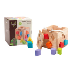 Johntoy - Wooden Shape Sorter Set - Baby Activity Toys