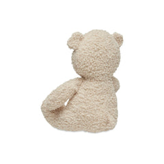 Jollein teddy bear plush toy in light beige, featuring round head, ears, eyes, nose, mouth, arms, legs, and body.