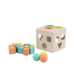 Joueco - Happy World Square Shape Sorter - Baby Activity Toys