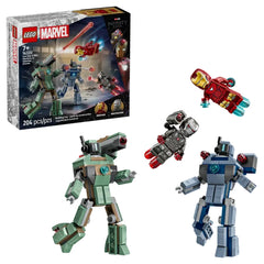 LEGO - Iron Man & War Machine vs Hammer Drones - Action & Toy Figures