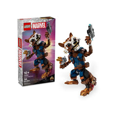 Lego - Marvel Superhelden - Rocket & Baby Groot - Baukasten Spielzeug