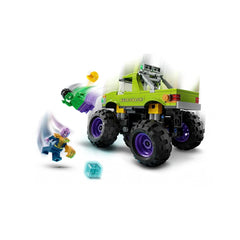 Lego - Marvel Superhelden - Der Hulk Truck gegen Thanos - Konstruktionsspielzeug