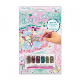 Lutz Mauder TapirElla Diamond Paintings packaging features a glossy pink background with vibrant blue printed text and images