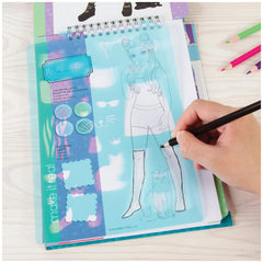 Make It Real - Fashion Design Sketchbook Pretty Kitty - Arts & Crafts