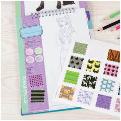 Make It Real - Fashion Design Sketchbook Pretty Kitty - Arts & Crafts