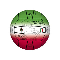 Mandelli Italy volleyball features a glossy surface with a graphic design, including "ITALIA" and "BEACH VOLLEY" text.