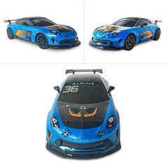 Mondo - Renault Alpine GT4 Radio-Controlled Radio-Controlled 2.4 GHz 1:24 Full Function with Lexan Body - Play Vehicles