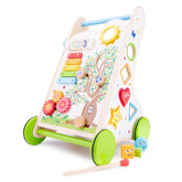 New Classic Toys Activity Walker features a white matte finish with colorful accents, including "123", sun, tree, and flowers