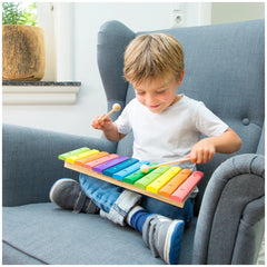 New Classic Toys - Xylophon mit Musikbuch - 12 Stäbe - Musikinstrumente