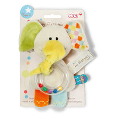 NICI - Mein-erster-NICI-Kuscheltier-Elefant-Dundi-Rasseln