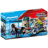 Playmobil City Action Polizei Motorradverfolgung des Geldräubers - 70572