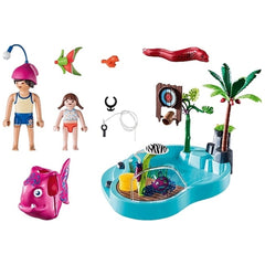 Playmobil Family Fun Swimming Pool With Water Splash - 70610