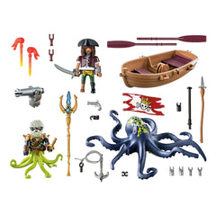 Playmobil Piraten kämpfen gegen den riesigen Oktopus - 71419