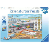 Ravensburger - Baustelle am Flughafen - 100 Teile - Puzzles