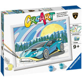 Ravensburger - Creart Blau Lamborghini - Malen nach Zahlen - Kunst & Handwerk