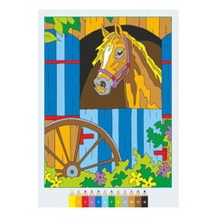 Ravensburger - CreArt-Creative-Colouring-Book-Horses-Arts-and-Crafts