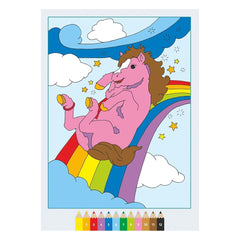 Ravensburger - CreArt-Kreatives-Malbuch-Magische-Ponys - Kunst-Handwerk