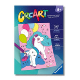 Ravensburger - CreArt-Kreatives-Malbuch-Magische-Ponys - Kunst-Handwerk