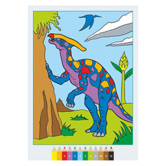 Ravensburger - CreArt-Kreatives-Malbuch-Ängstliche-Dinosaurier - Kunst-Handwerk