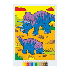 Ravensburger - CreArt-Kreatives-Malbuch-Ängstliche-Dinosaurier - Kunst-Handwerk