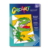 Ravensburger - CreArt-Kreatives-Malbuch-Ängstliche-Dinosaurier - Kunst-Handwerk