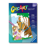 Ravensburger - CreArt-Kreatives-Malbuch-Süße-Pferde-Kunst-und-Handwerk