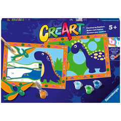 Ravensburger - Creart Land der Dinosaurier - Malen nach Zahlen - Kunst & Handwerk