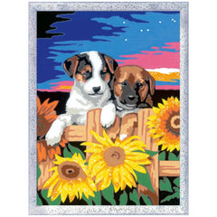 Ravensburger - Creart Sunset Paw-Fection - Painting By Numbers - Arts & Crafts