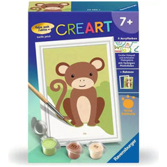 Ravensburger - CreArt Wilde Tiere Affe - Basteln & Kunst