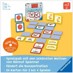 Ravensburger - Erste Bilder - Erste Wörter Memory - Brettspiel - Deutsche Ausgabe