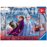 Ravensburger - Frozen - Reise ins Unbekannte - 2x12 Teile - Puzzles