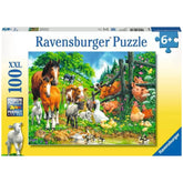 Ravensburger - Versammlung der Tiere - 100 Teile - Puzzles