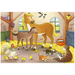 Ravensburger - Happy Animal Families - 2x12 Pieces - Puzzles