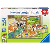 Ravensburger - Glückliches Landleben - 2x24 Teile - Puzzles