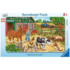 Ravensburger - Glückliches Bauernleben - 15 Teile - Puzzles